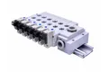 Elektrozawór z mikrozłączem 5/2 monostabilny M5 24VDC przewód 0.5m – zdjęcie 2