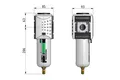 Filtr G1" 0.01um z autom. spustem kondensatu Futura (034775) – zdjęcie 2
