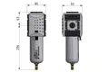 Filtr G1" 0.3um z autom. spustem kondensatu Futura (034773) – zdjęcie 2