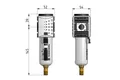 Filtr G1/4" 0.3um z autom. spustem kondensatu Futura (030087) – zdjęcie 2