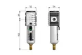 Filtr G1/4" 0.01um z autom. spustem kondensatu Futura (030089) – zdjęcie 2