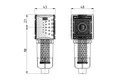 Filtr węgiel aktywny G1/4" mini Futura (035788) – zdjęcie 2