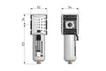 Filtr węgiel aktywny G1/4" Futura (029962) – zdjęcie 2