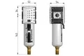 Filtr G1/4" 5um z autom. spustem kondensatu Futura (029865) – zdjęcie 2