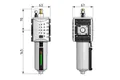 Smarownica G1/2" metal. szklanka Futura (037342) – zdjęcie 2