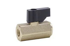 Zawór kulowy odcinający aluminiowy 2/2 WW G1/8"
