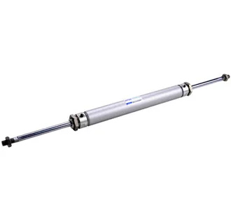 Siłownik mini aluminiowy z dwustronnym tłoczyskiem 50X50