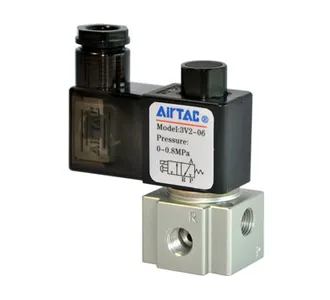 Elektrozawór 3/2 mini monostabilny 1/8" 110VAC