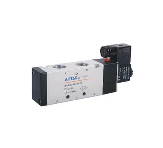 Elektrozawór 5/2 monostabilny G1/2" 230VAC z pilotem zewnętrznym