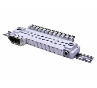 Elektrozawór z mikrozłączem 5/2 monostabilny M5 24VDC przewód 0.5m