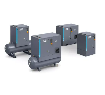 Sprężarka śrubowa Atlas Copco G2 z osuszczem 2,2kW 8/10bar