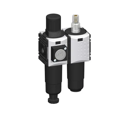 Blok przygotowania powietrza G1/4" 0,5-8bar 5um metal. mini Futura